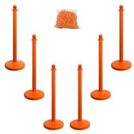 ACCUFORM MEDIUM DUTY STANCHION POSTS COLOR PRC209OR PRC209OR